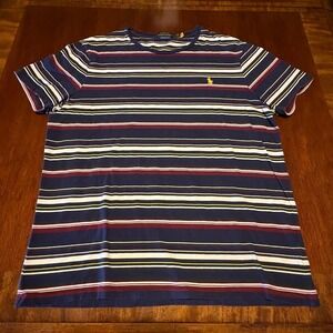 Polo Ralph Lauren Striped T Shirt XL Custom Slim Fit Pony Logo Tee